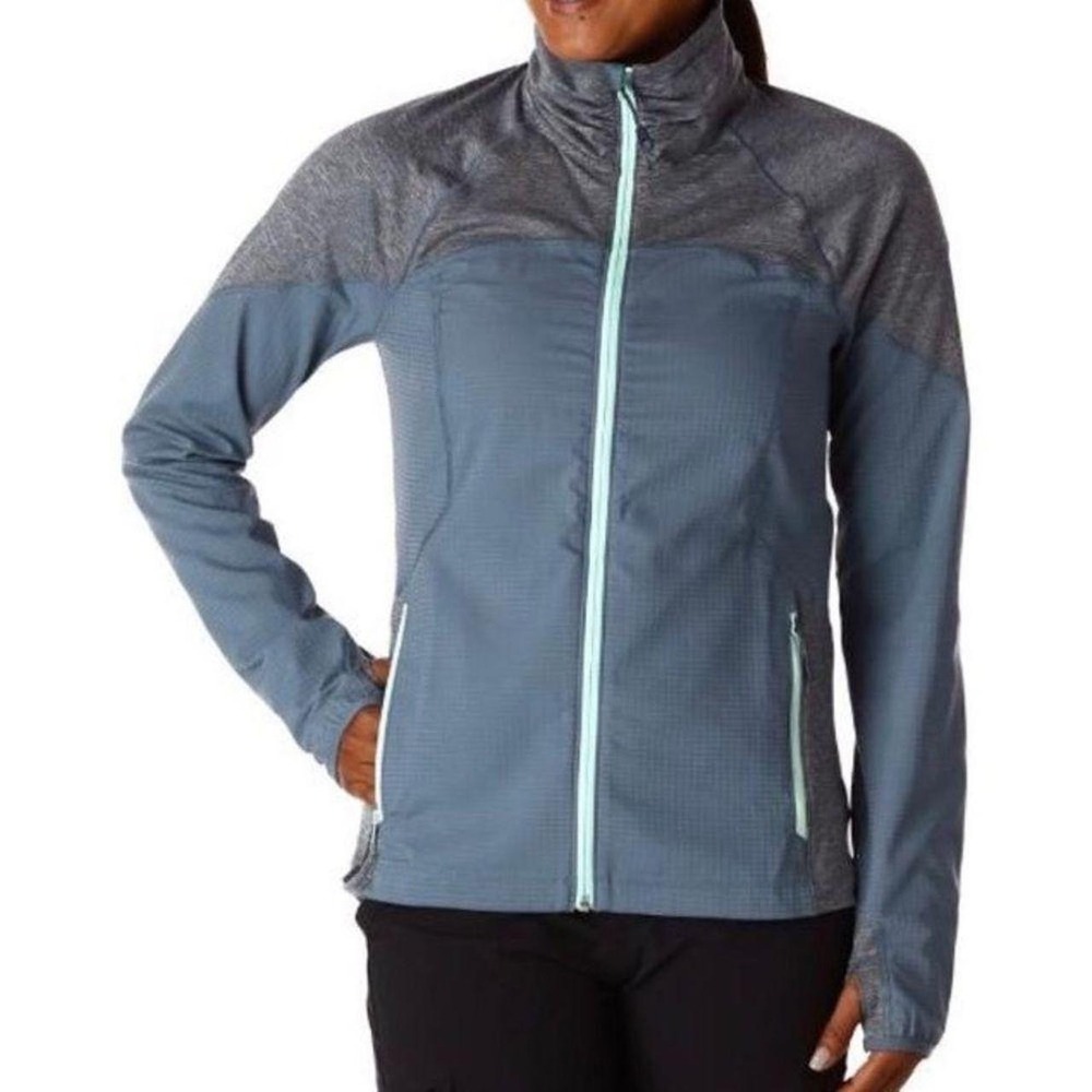 Mountain Hardwear, Full-Zip Jacket, Blue/Grey, Medium, Excellent, MSRP $100